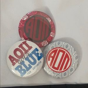 AOII buttons